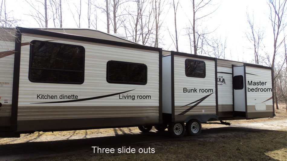 3 slide outs Sandy Beach Trailer Court